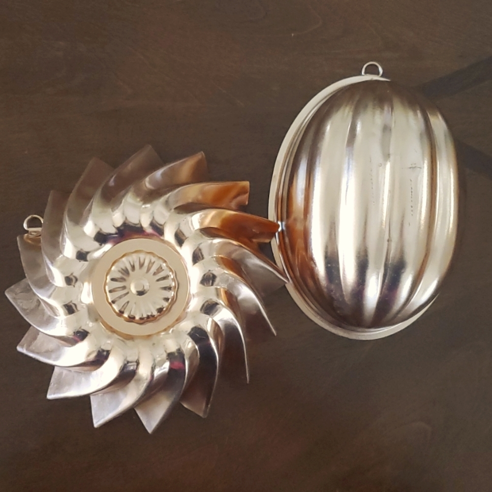 Vintage Copper Mold Set
